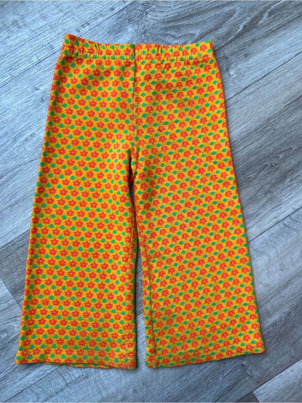 Vintage carters orange floral bottoms